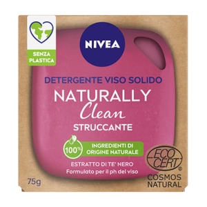 NIVEA Detergente Solido Naturally Clean Struccante - 75gr