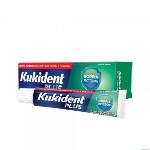 KUKIDENT Crema Adesiva Doppia Protezione - 40g