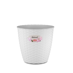 STEFANPLAST Vaso Natural Bianco Diametro - 19cm