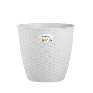 STEFANPLAST Vaso Natural Bianco - 24cm