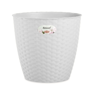 STEFANPLAST Vaso Natural Bianco Diametro - 29cm