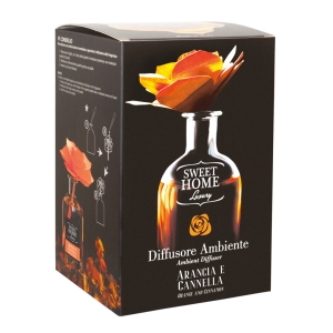 SWEET HOME Diffusore Rosa Arancia e Cannella - 250ml