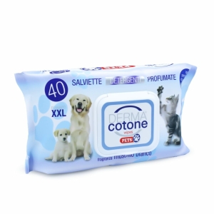 DERMA COTONE Salviette Pets Muschio Bianco - 40pz