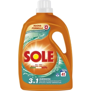 SOLE Detersivo Liquido Igiene e Freschezza 41 lavaggi - 1,845lt