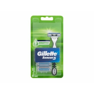 GILLETTE Rasoio Sensor3 Sensitive + 6 lame 