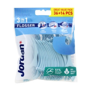 JORDAN Flosser 3in1 Forcelle Interdentali - 50pz