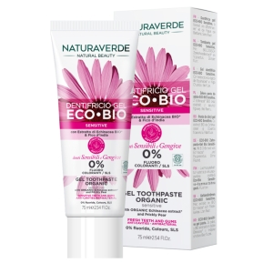 NATURAVERDE Bio Dentifricio Gel Denti Sensibili e Gengive - 75ml