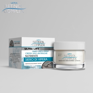RETINOL COMPLEX Crema Viso Antirughe Nutriente al Siero di Vipera - 50ml