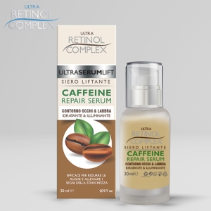 RETINOL COMPLEX Siero Liftante Caffeine Repair Serum Contorno Occhi e Labbra - 30ml