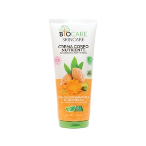 BIOCARE Crema Corpo Nutriente con Olio di Mandorla e Calendula - 200ml