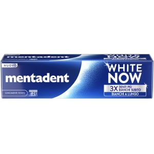 MENTADENT Dentifricio White Now Bianchi a Lungo - 75ml