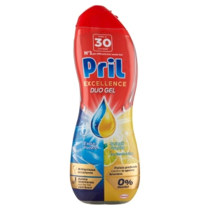 PRIL Duo Gel Detersivo Lavastoviglie Sciogli Grasso - 30 lavaggi 