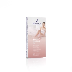 WAYSILK Strisce Depilatorie Gel Corpo e Gambe - 20 pezzi