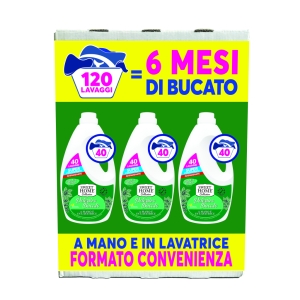 SWEET HOME Detersivo Bucato Muschio Bianco 40 lavaggi - TRIPACCO