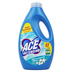 ACE Detersivo Liquido Talco e Muschio Bianco - 27 lavaggi