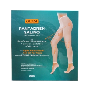 GUAM PANTADREN Salino alle Alghe Drenante - 2 confezioni ricarica + pantalone effetto sauna 