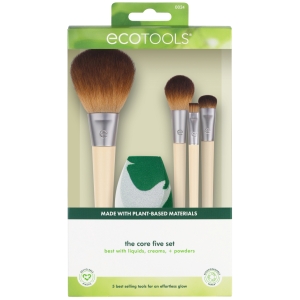 ECOTOOLS Set Pennelli Viso con Spugna