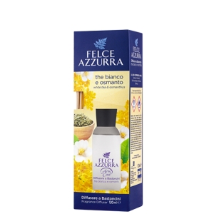 FELCE AZZURRA Diffusore con Bastoncini The Bianco e Osmanto - 200ml