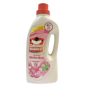 OMINO BIANCO Detersivo Liquido Bucato Ninfea Rosa - 35 lavaggi