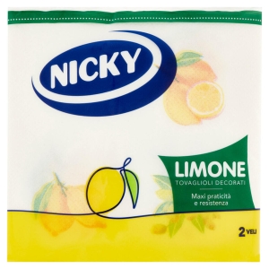 NICKY Tovaglioli Maxi Limone - 35 pezzi