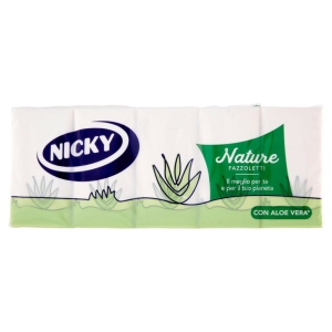 NICKY Fazzoletti Nature Aloe - 10 pezzi 