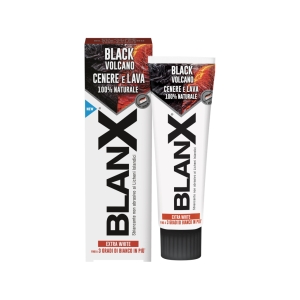 BLANX Dentifricio Black Volcano Cenere e Lava 100% naturale - 75ml