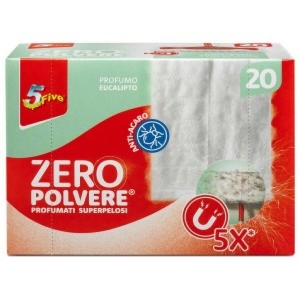 SUPERFIVE Zeropolvere Antiacaro - 20 pezzi 