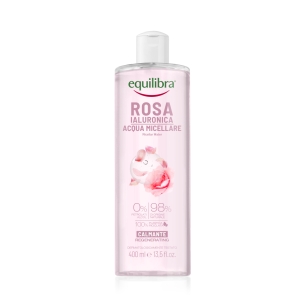 EQUILIBRA Acqua Micellare Ialuronica Calmante alla Rosa - 400ml