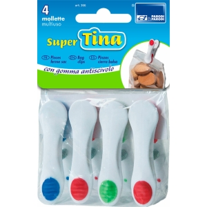 PARODI Mollette Multiuso Super Tina - 4 pezzi