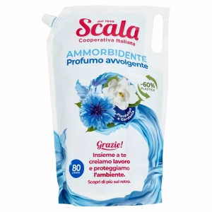SCALA Ammorbidente in Busta Fiordaliso e Gardenia - 80 lavaggi