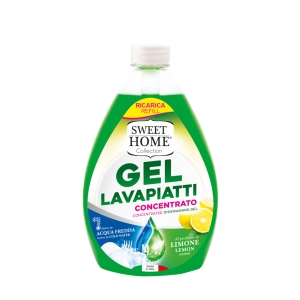 SWEET HOME gel lavapiatti concentrato al limone - ricarica 1lt