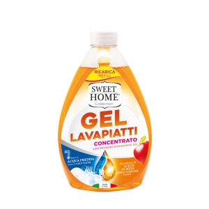 SWEET HOME gel lavapiatti aceto di mele - ricarica 1lt