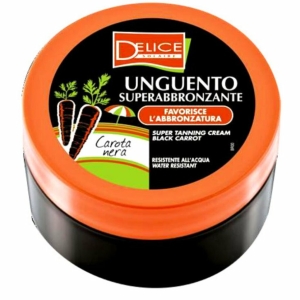 DELICE unguento superabbronzante carota nera vaso - 150 ml