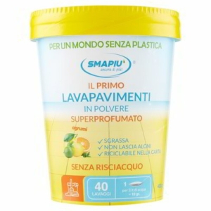 SMAPIU' lavapavimenti in polvere agrumi - 400gr