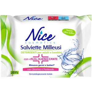 NICE Salviette Milleusi con Igienizzante - 20 pezzi