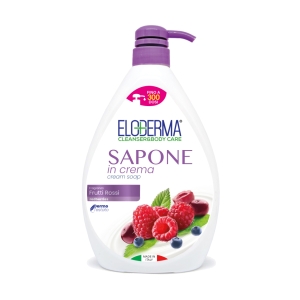 ELODERMA Sapone in Crema Frutti Rossi - 1lt