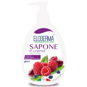 ELODERMA Sapone in Crema Frutti Rossi - 1lt