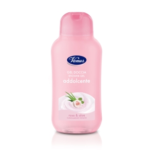 VENUS Gel Doccia Addolcente Rosa&Aloe - 250+50ml