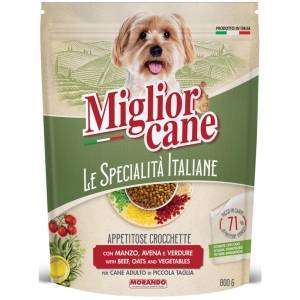 MIGLIOR CANE Specialità italiane Crocchette Manzo, Avena e Verdure - 800gr