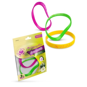 LINEA CITRONELLA Braccialetto Durata 250 ore - 2pz