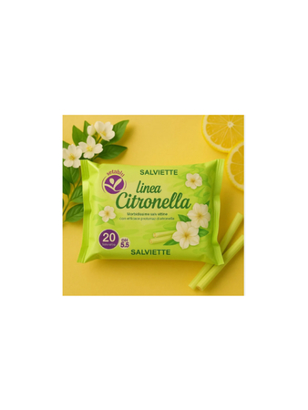 LINEA CITRONELLA Salviette profumate - 20pz