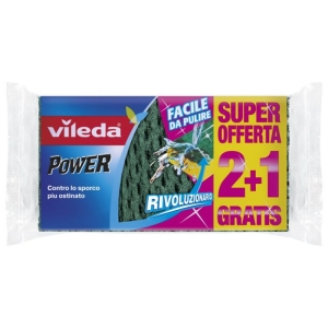 VILEDA Abrasivo Power - 2+1pz
