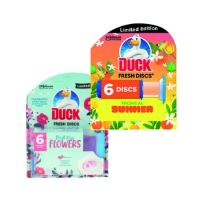 DUCK Fresh Discs Limited Edition Tropical Summer o Flowers - 6 dischetti