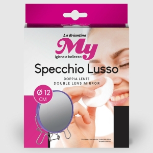 MY Specchio Lusso Tondo Doppia Lente 12cm -1pz