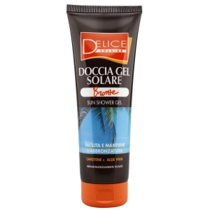 DELICE Solaire Doccia Gel Solare Bronze Tubo con Carotene e Aloe Vera - 250ml