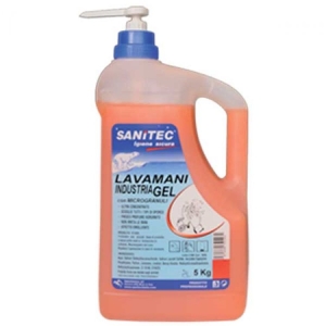 SANITEC Sapone Liquido Industriale con Microgranuli - 5L