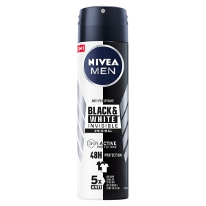 NIVEA Men Deodorante Black& White Invisible Original Spray - 150ml