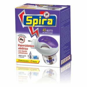 SPIRA Elettroemanatore Antizanzare + 1 Ricarica Liquido