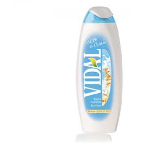 VIDAL Bagnoschiuma Milk & Cream Nutriente con Avena e Latte di Riso - 500ml