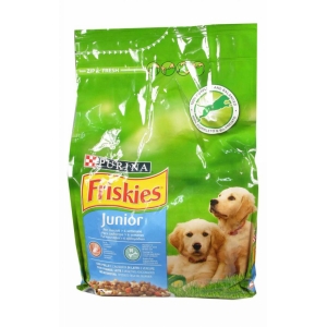 FRISKIES Crocchette Junior con Pollo Latte e Verdure - 1,5kg